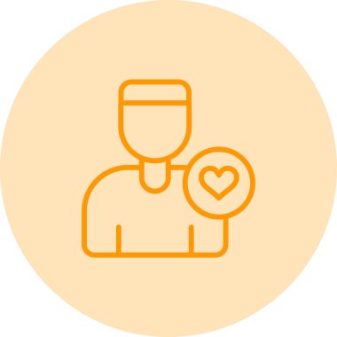 çift simge vektör illüstrasyonu