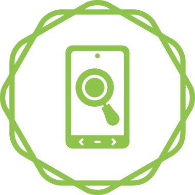 Telefon simgesi vektör illüstrasyonu