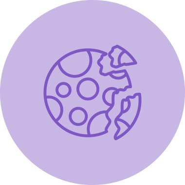 Gezegen simge vektör çizim