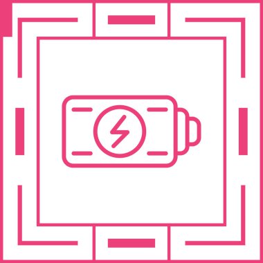 Güç simgesinin vektör illüstrasyonu