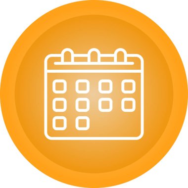 Takvim web simge vektör çizim