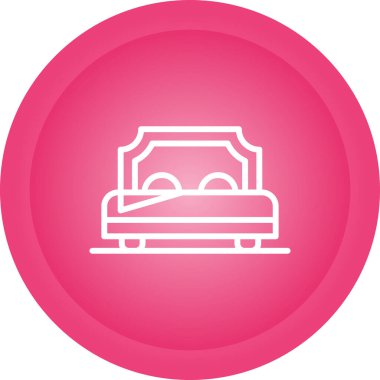 Eşsiz Yatak Vektörü Kabartma Simgesi