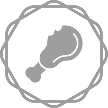 Gıda simgesinin vektör illüstrasyonu