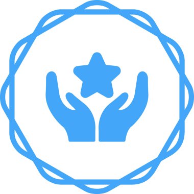 Yıldız. Web simgesi basit illüstrasyon