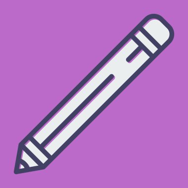 Kalem vektörü illüstrasyon tasarımı