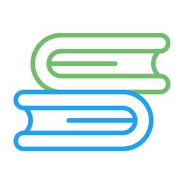 Kitap simgesini vektör web ve mobil uygulaması tasarımı, logo kavramı kitap için izole üzerinde beyaz arka plan