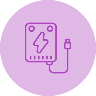 Elektrik simge vektör çizim