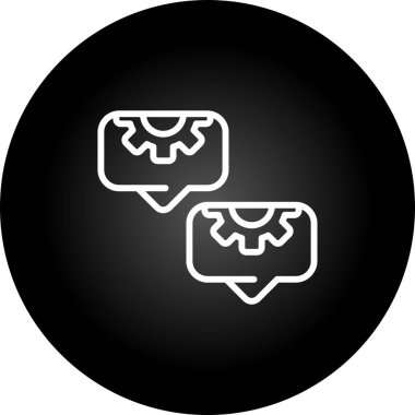 seo modern simgesinin vektör illüstrasyonu