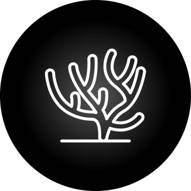 Ağaç simgesinin vektör illüstrasyonu