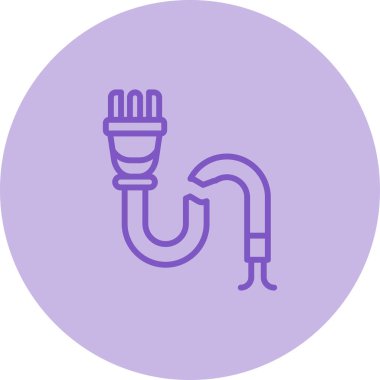 Lamba. Web simgesi basit tasarım