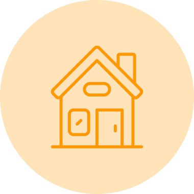 ev simgesi vektör illüstrasyonu