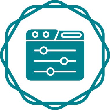 seo modern simgesinin vektör illüstrasyonu
