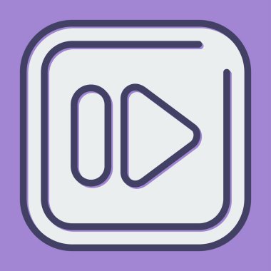 Oynatma düğmesi vektör çizimi