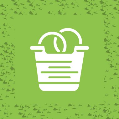 Sepet simgesi tasarımı, vektör illüstrasyonu 10 grafik