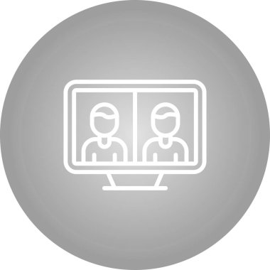 bilgisayar simgesi vektör illüstrasyonu