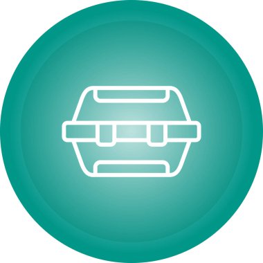 Bir b eksikliği simgesinin vektör çizimi