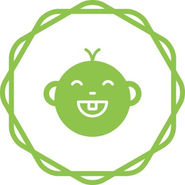 şirin bebek yüz simgesi