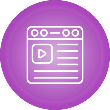 vektör Müzik player simgesi