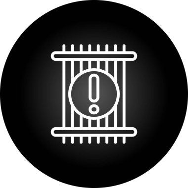 Modern simgenin vektör illüstrasyonu