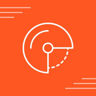 Modern simgenin vektör illüstrasyonu