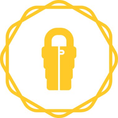 Anahtar kilidi simgesi. Web için anahtar kilit vektör simgesinin özet çizimi