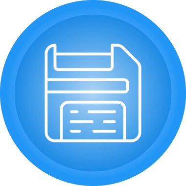 Dosya. Web simgesi basit tasarım