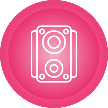 hoparlör simgesi vektör çizim