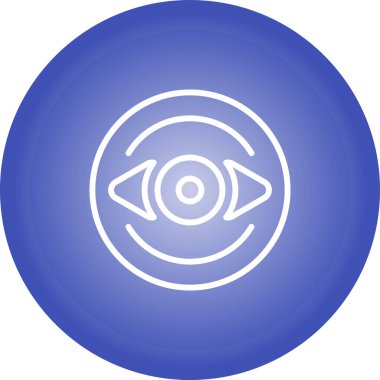 Göz simgesi vektör illüstrasyonu