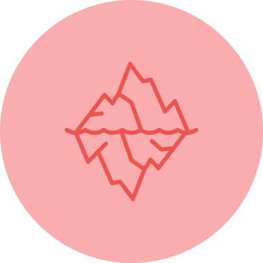 Noel ağacı simgesi, basit tasarım illüstrasyonu