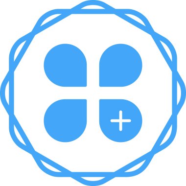 atom. Web simgesi basit illüstrasyon