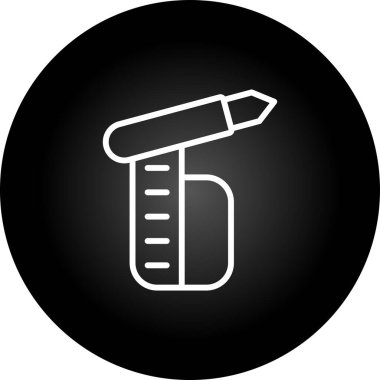 pen icon in trendy style isolated background