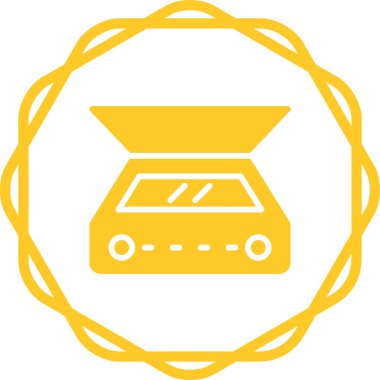 Modern simgenin vektör illüstrasyonu