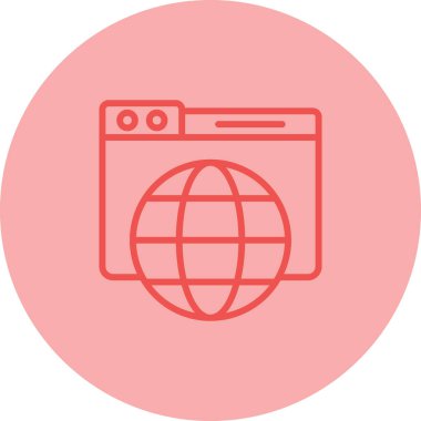 vektör tarayıcı pencere ico