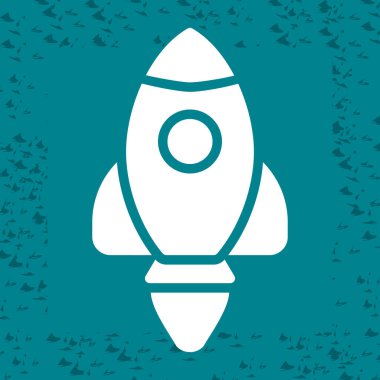 rocket icon web simple illustration