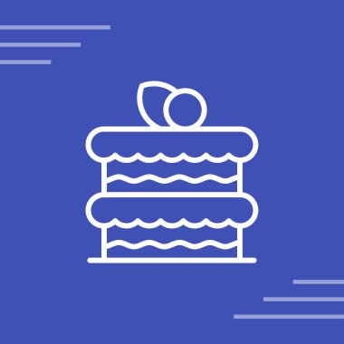 pasta, pasta simgesi, vektör illüstrasyonu