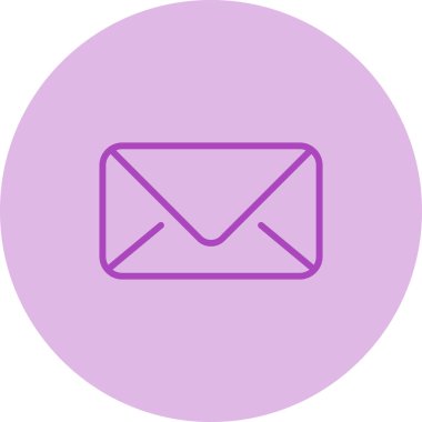 E- posta simgesinin vektör illüstrasyonu