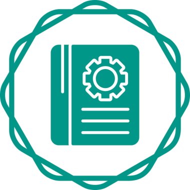 kitap vektörü simgesi modern basit illüstrasyon