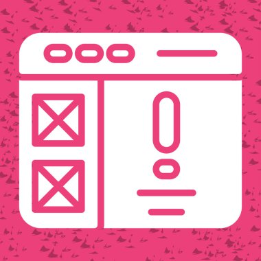 Beyaz fırın ikonu pembe arka planda izole edilmiş. Gaz ocağı tabelası. vektör illüstrasyonu