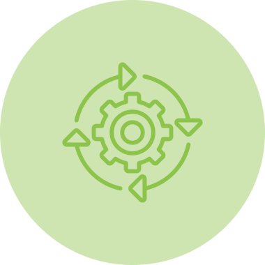 Seo simgesinin vektör illüstrasyonu