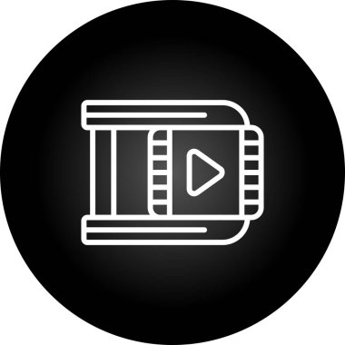 Modern eğitim ikonunun vektör illüstrasyonu