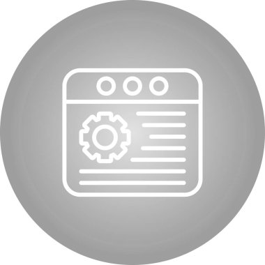 vector settings icon illustration