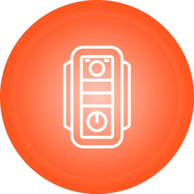 Simge vektör çizim gaz sobası