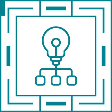 Ampul Simgesi, Vektör illüstrasyonu