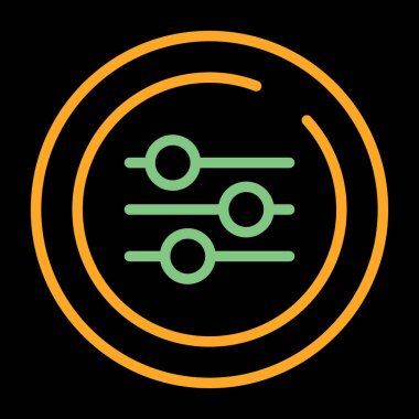 Kişisel verilerin vektör simgesi, yeni bir proje