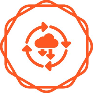 Bulut hesaplama. Web simgesi