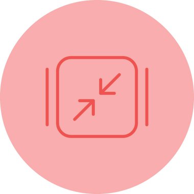 Saatin vektör illüstrasyonu modern simge