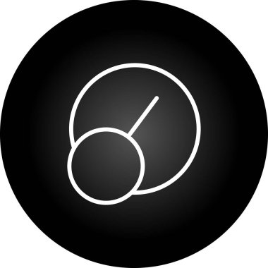 yazıyla birlikte yuvarlak düğme.