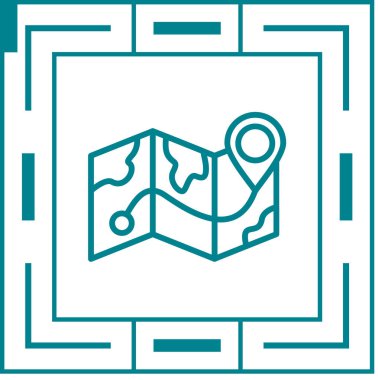 Bir kitap simgesinin vektör illüstrasyonu