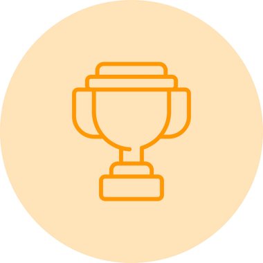 Kupa ikonu. vektör illüstrasyonu