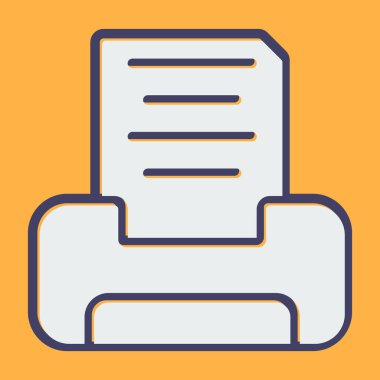 belge simgesi, vektör çizimi